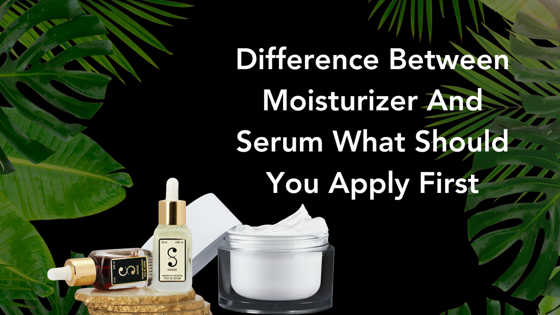 difference between serum and moisturizer