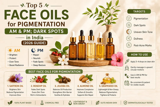 Top 5 Face Oils for Pigmentation &amp; Dark Spots in India (2026 Guide) - SIMREE
