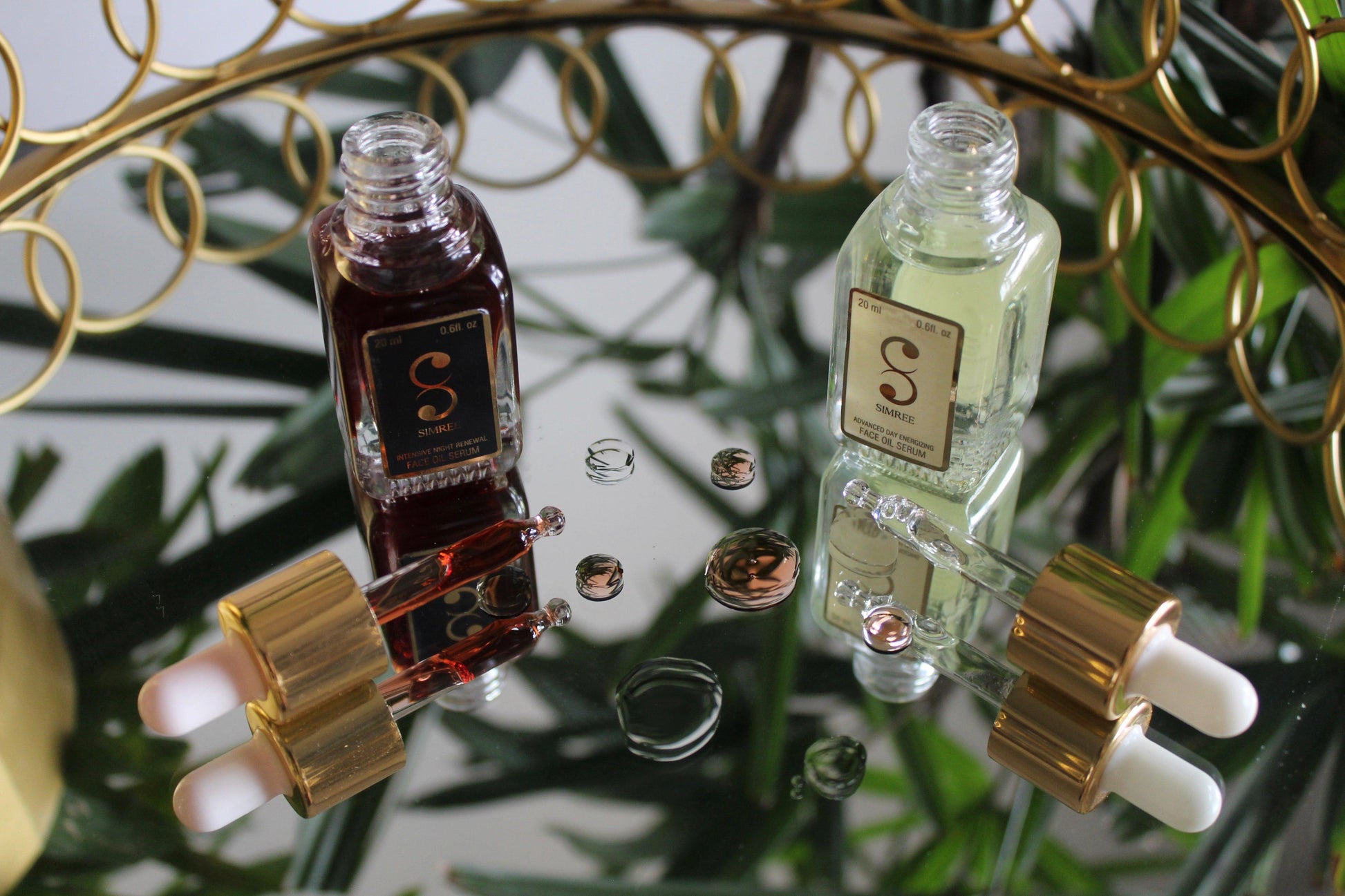 ( AM/PM) SKINCARE FACE OIL SERUM DUO - ADVANCED DAY ENERGIZING FACE OIL SERUM+NIGHT RENEWAL FACE OIL SERUM - SIMREE