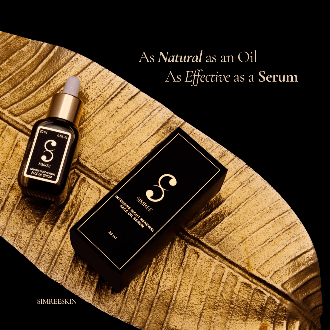 INTENSIVE NIGHT RENEWAL FACE OIL SERUM FOR MEN & WOMEN - SIMREE