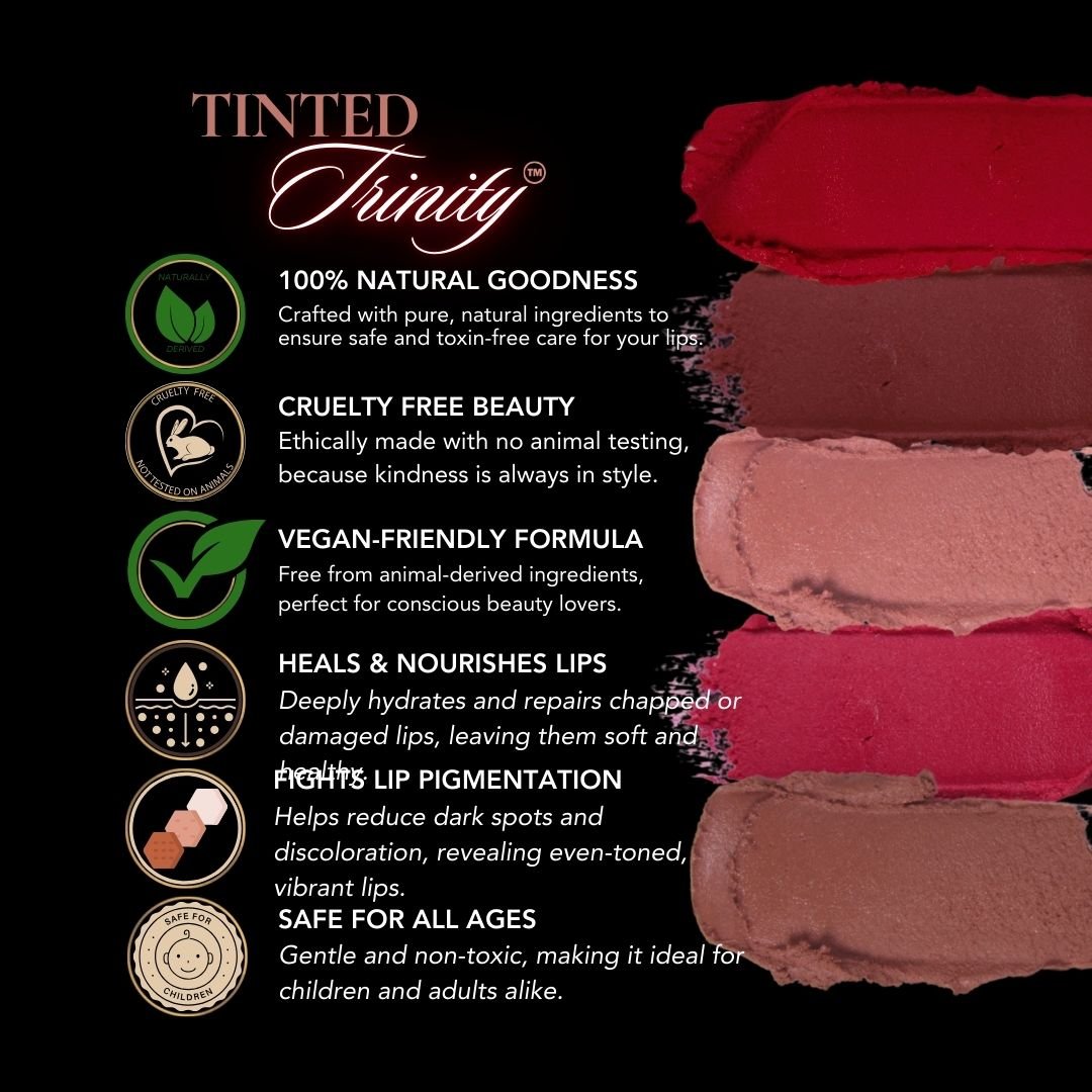 TINTED TRINITY ( LIP, EYE & CHEEK TINTS ) - SIMREE